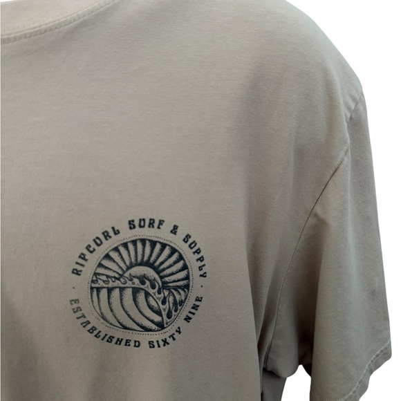 RIP CURL Surf & Supply Established ‘69 Tee Shirt Regular Fit Men 2XL XXL - Picture 3 of 6